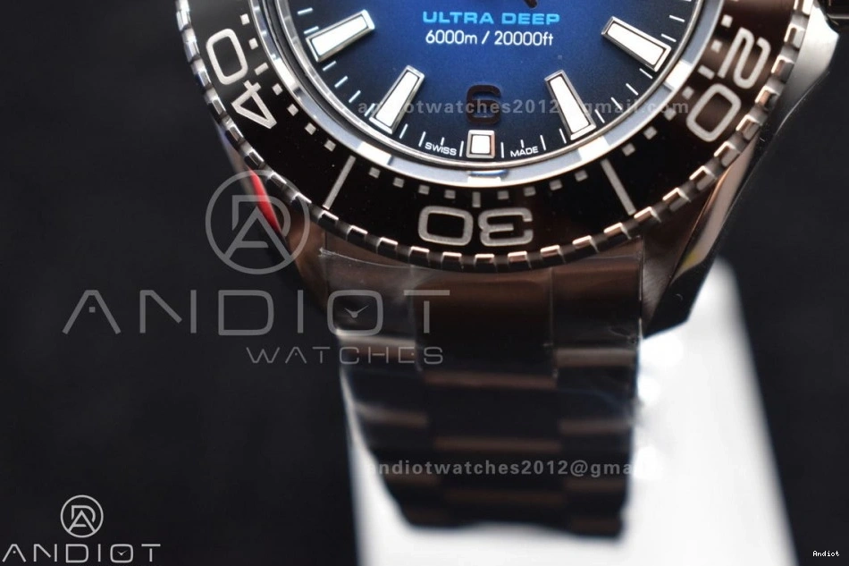 Seamaster A8912 6000M Bracelet Super Blue 458 UrbanStyle Ultra Deep Best Deep Edition on SBF 1:1 Clone SS Dial SS 0820